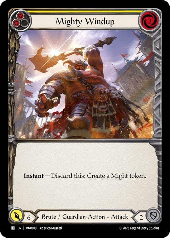Mighty Windup (Yellow) (18) - Flesh and Blood TCG Single