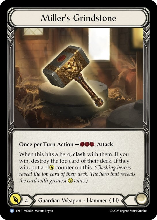 Miller’s Grindstone (2) - Flesh and Blood TCG Single