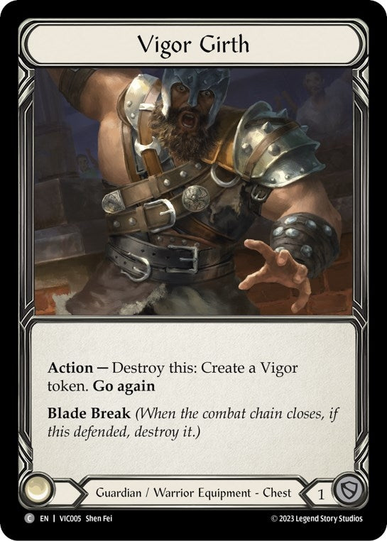 Image for Vigor Girth (VIC005) - Flesh and Blood TCG