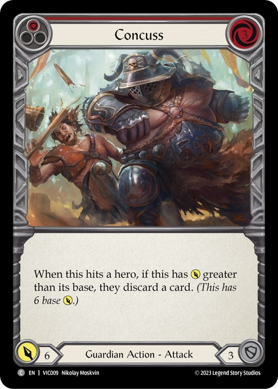 Concuss (Red) (9) - Flesh and Blood TCG Single