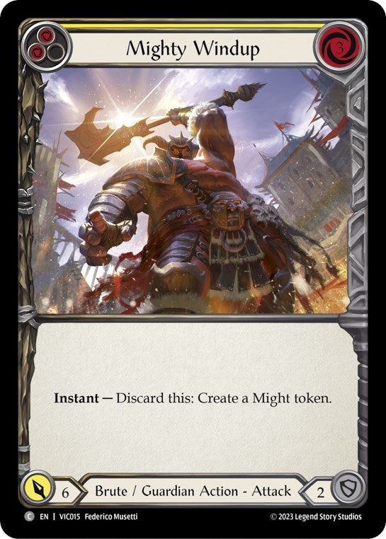 Mighty Windup (Yellow) (15) - Flesh and Blood TCG Single
