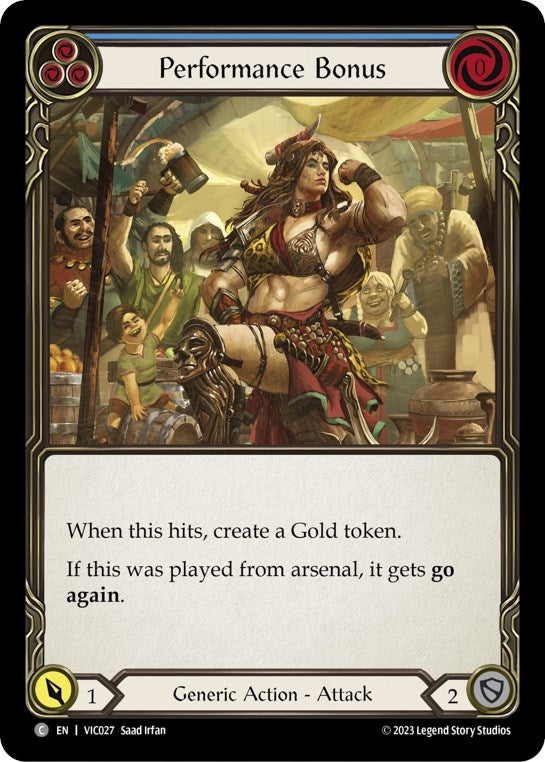 Performance Bonus (Blue) (27) - Flesh and Blood TCG Single