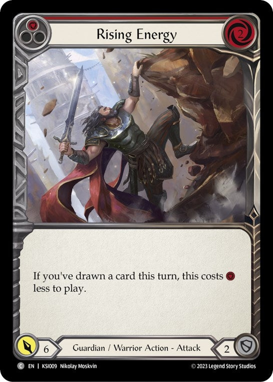 Rising Energy (Red) (9) - Flesh and Blood TCG Single