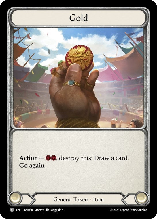 Image for Gold (KSI030) (Blitz Deck: Heavy Hitters - Kassai) - Flesh and Blood TCG