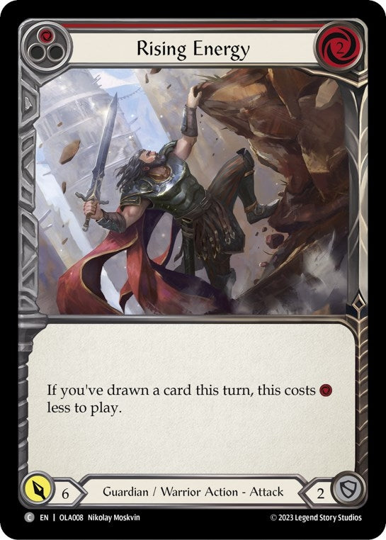 Rising Energy (Red) (8) - Flesh and Blood TCG Single