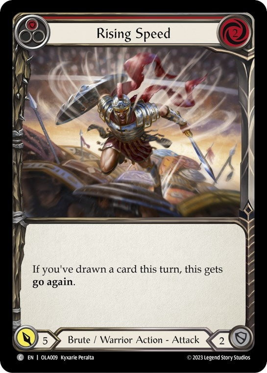 Rising Speed (Red) (9) - Flesh and Blood TCG Single