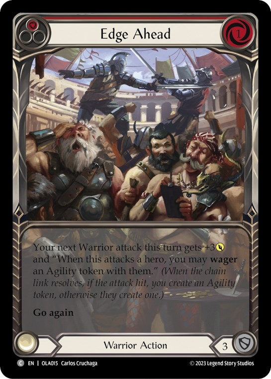 Edge Ahead (Red) (15) - Flesh and Blood TCG Single