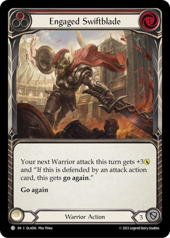 Engaged Swiftblade (Red) (16) - Flesh and Blood TCG Single