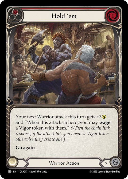Hold ’em (Red) (17) - Flesh and Blood TCG Single