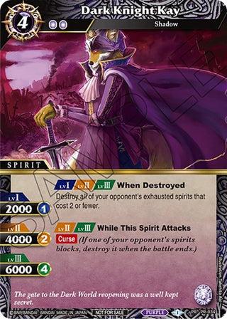 Dark Knight Kay (Tournament Pack Vol. 4) (34) [LEP] - Battle Spirits Saga Single
