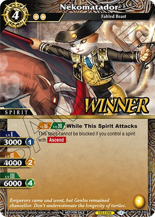 Nekomatador (Tournament Pack Vol. 4 -Winner-) (36) [LEP] - Battle Spirits Saga Single