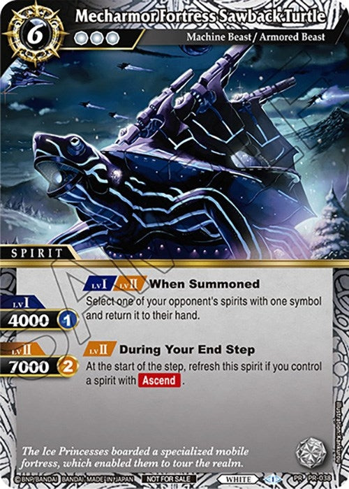 Mecharmor Fortress Sawback Turtle (Tournament Pack Vol. 4) (38) [LEP] - Battle Spirits Saga Single