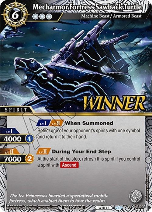Mecharmor Fortress Sawback Turtle (Tournament Pack Vol. 4 -Winner-) (38) [LEP] - Battle Spirits Saga Single