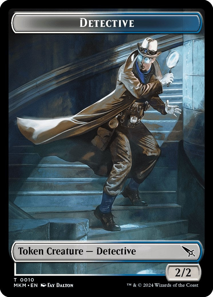 Detective // Voja Fenstalker Double-Sided Token (0) [MKM] - MTG Single
