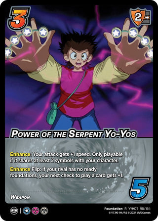 Power of the Serpent Yo-Yos (98) [YDT] - UniVersus Single