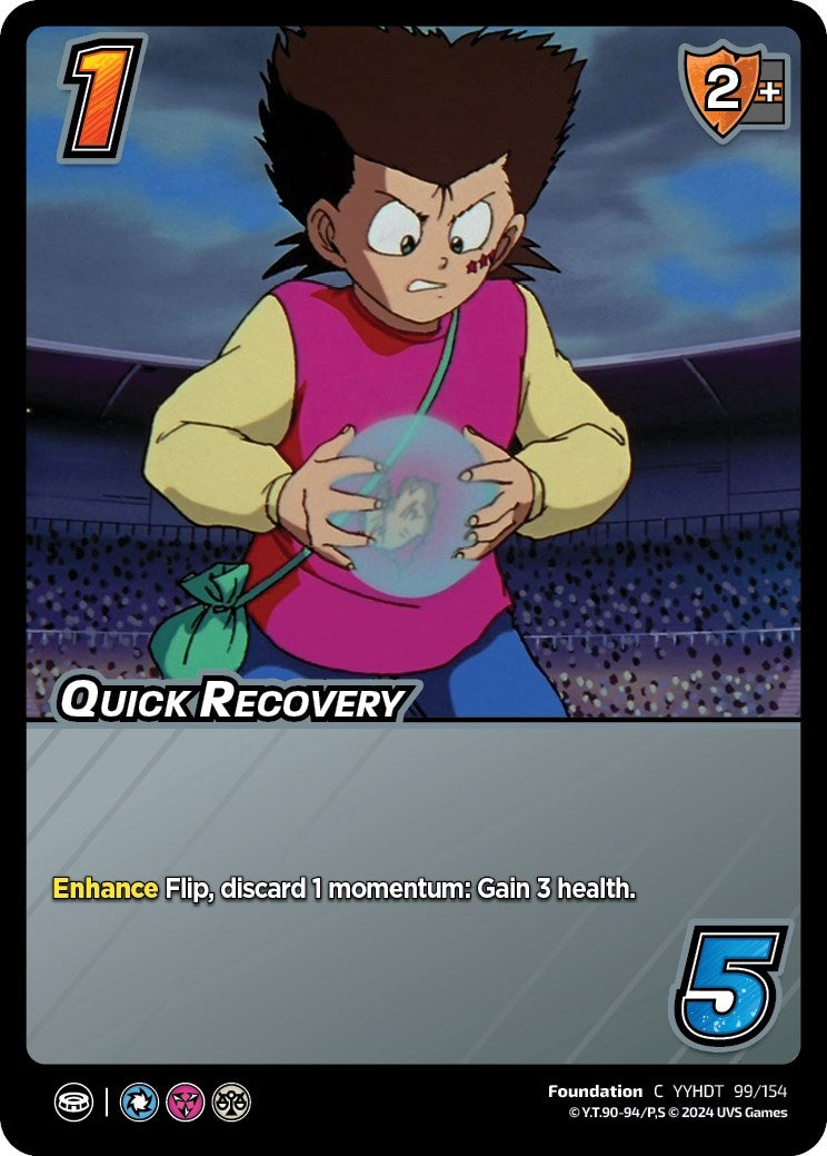 Quick Recovery (99) [YDT] - UniVersus Single