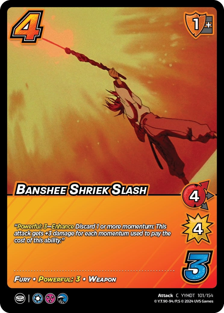 Banshee Shriek Slash (101) [YDT] - UniVersus Single