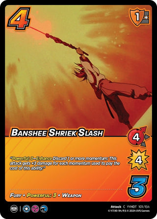 Banshee Shriek Slash (101) [YDT] - UniVersus Single