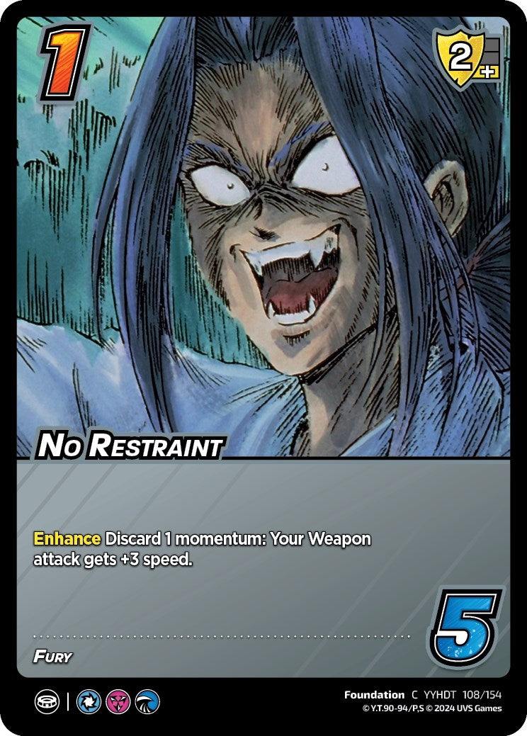 No Restraint (108) [YDT] - UniVersus Single