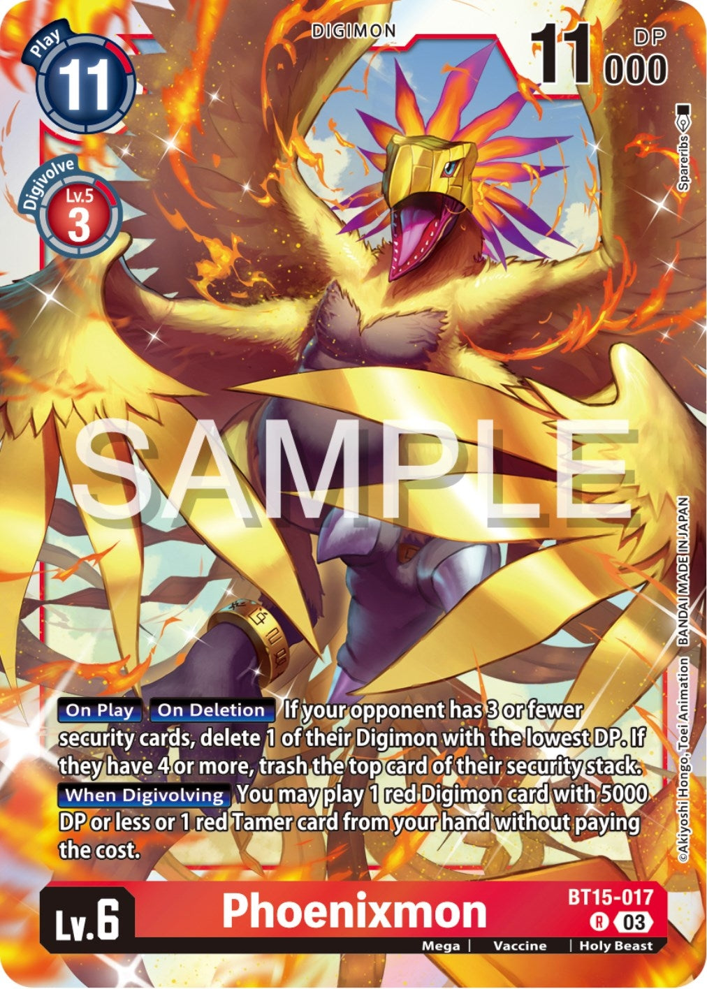 Phoenixmon (15017) [BT15] - Digimon Card Game Single