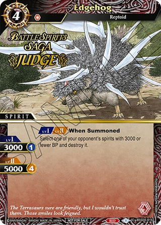 Edgehog (Judge Pack Vol. 4) (4016) [LEP] - Battle Spirits Saga Single