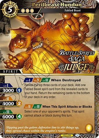 Perilbeast Hundun (Judge Pack Vol. 4) (4036) [LEP] - Battle Spirits Saga Single