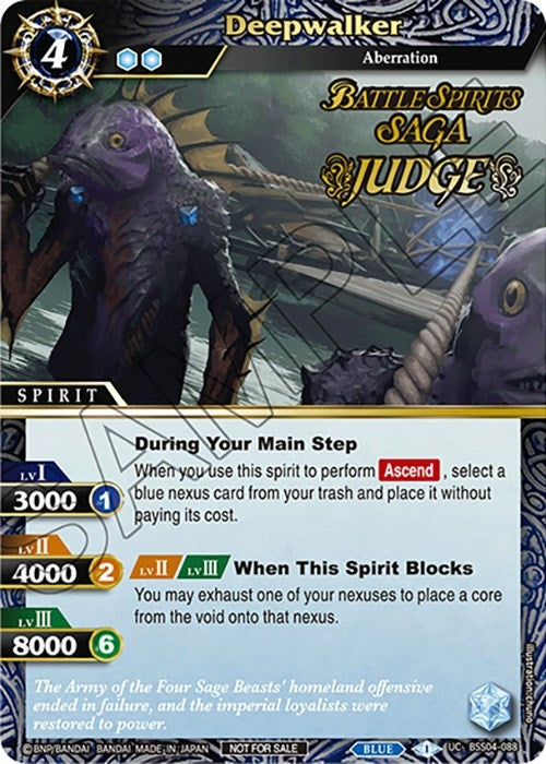 Deepwalker (Judge Pack Vol. 4) (4088) [LEP] - Battle Spirits Saga Single
