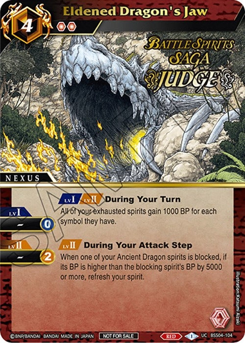 Eldened Dragon’s Jaw (Judge Pack Vol. 4) (4104) [LEP] - Battle Spirits Saga Single