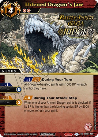 Eldened Dragon’s Jaw (Judge Pack Vol. 4) (4104) [LEP] - Battle Spirits Saga Single