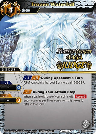 Frozen Waterfall (Judge Pack Vol. 4) (4111) [LEP] - Battle Spirits Saga Single