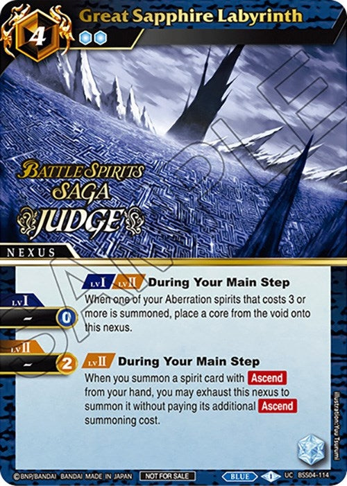 Great Sapphire Labyrinth (Judge Pack Vol. 4) (4114) [LEP] - Battle Spirits Saga Single