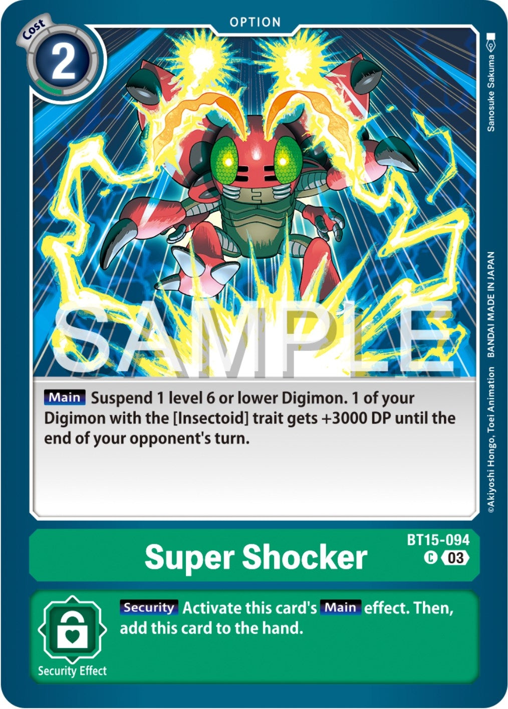 Super Shocker (15094) [BT15] - Digimon Card Game Single