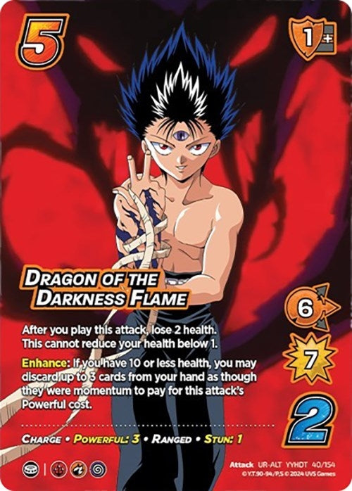 Dragon of the Darkness Flame (Alternate Art) (40) [YDT] - UniVersus Single