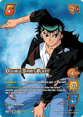 Double Spirit Blast (Alternate Art) (137) [YDT] - UniVersus Single