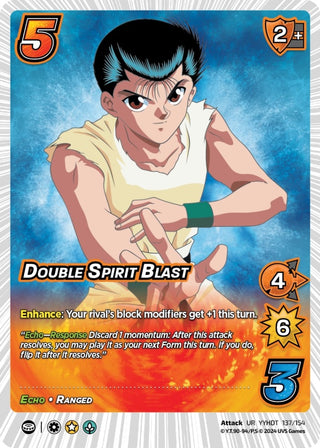 Double Spirit Blast (137) [YDT] - UniVersus Single