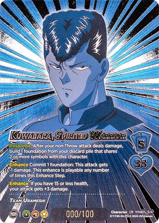 Kuwabara Spirited Warrior (Serial Numbered) (3) [YDT] - UniVersus Single