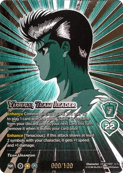 Yusuke Team Leader (Serial Numbered) (4) [YDT] - UniVersus Single