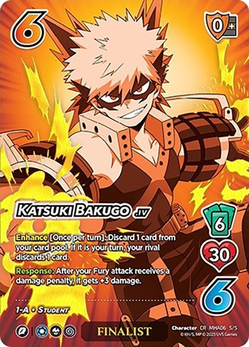 Katsuki Bakugo (Hero League Championship 2023 Chrome Rare - Finalist) (5) [MHAP] - UniVersus Single