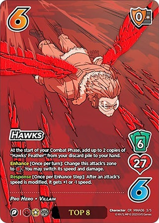 Hawks (Hero League Championship 2023 Chrome Rare - Top 8) (3) [MHAP] - UniVersus Single