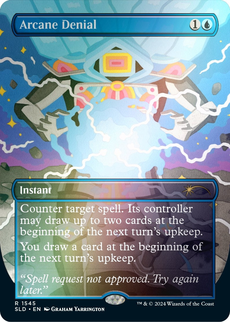 Arcane Denial (Rainbow Foil) (1545) [SLD] - MTG Single