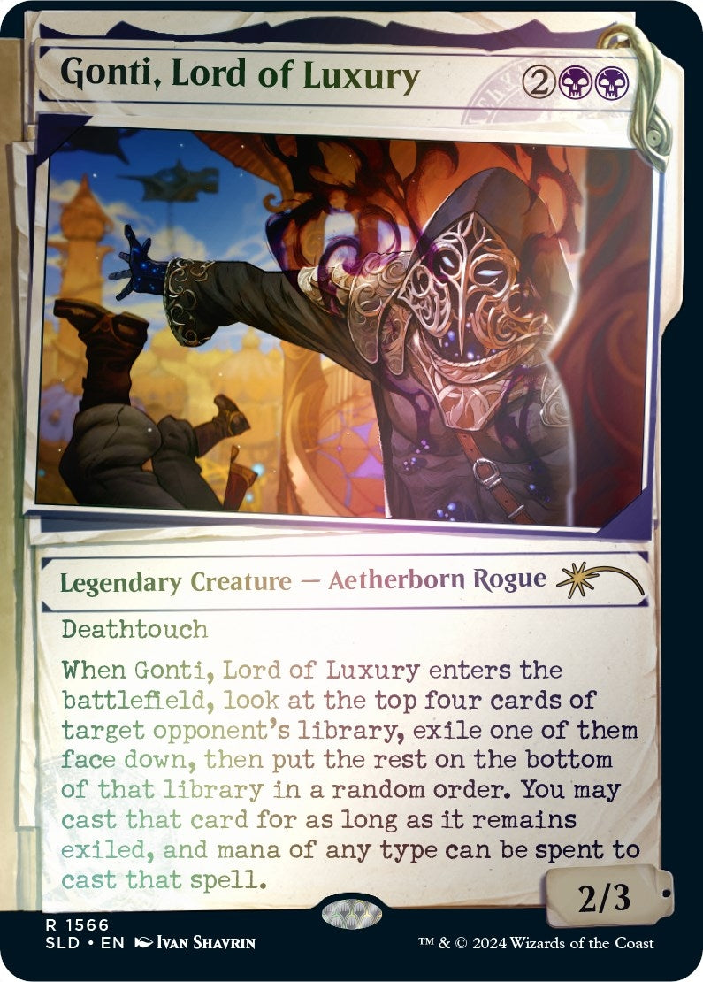 Gonti Lord of Luxury (Rainbow Foil) (1566) [SLD] - MTG Single
