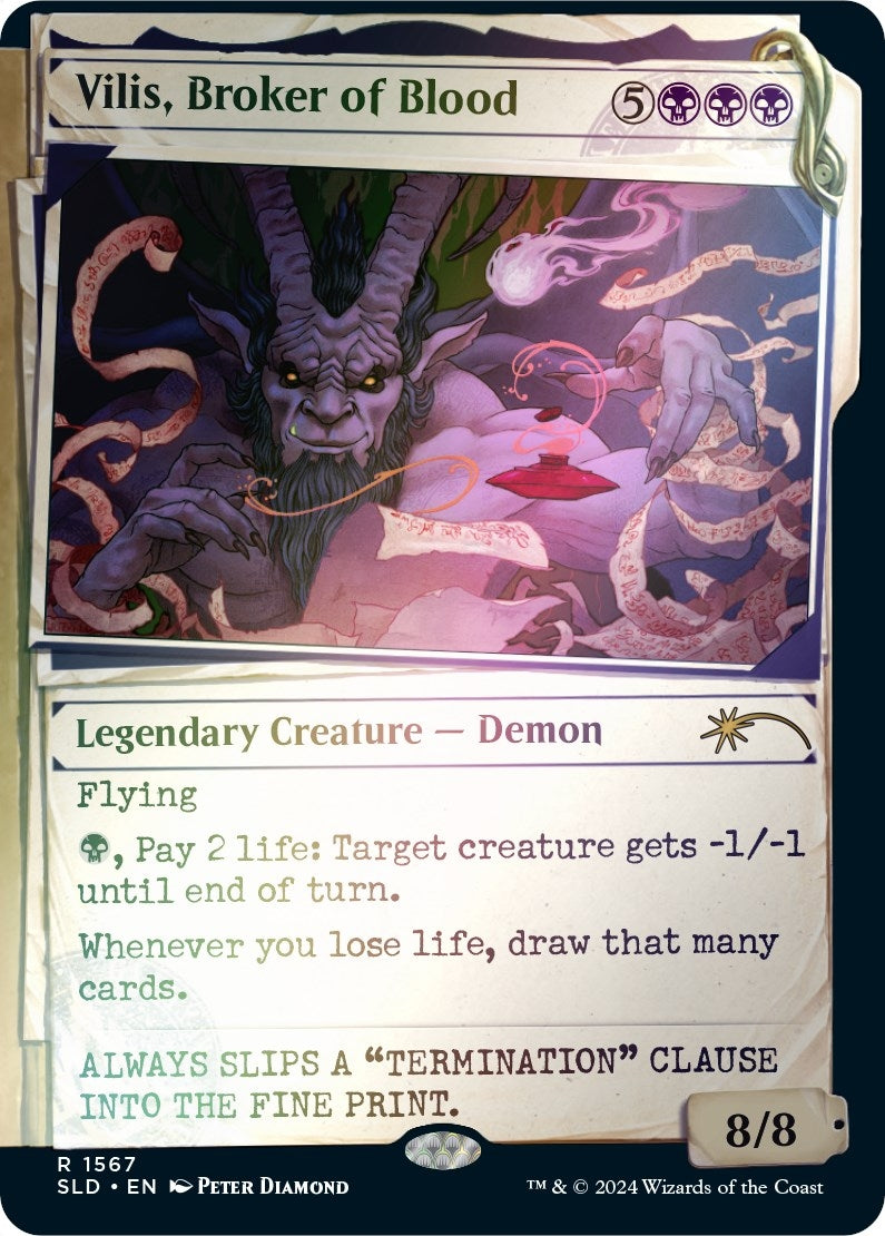 Vilis Broker of Blood (Rainbow Foil) (1567) [SLD] - MTG Single
