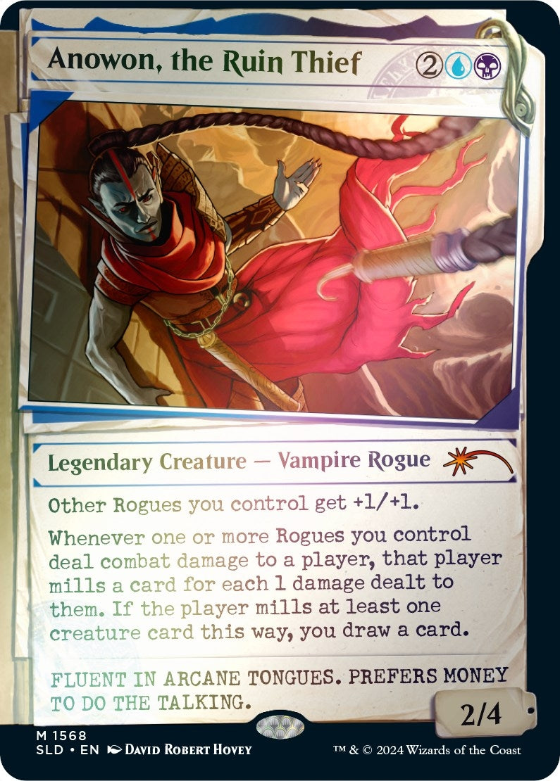 Anowon the Ruin Thief (Rainbow Foil) (1568) [SLD] - MTG Single