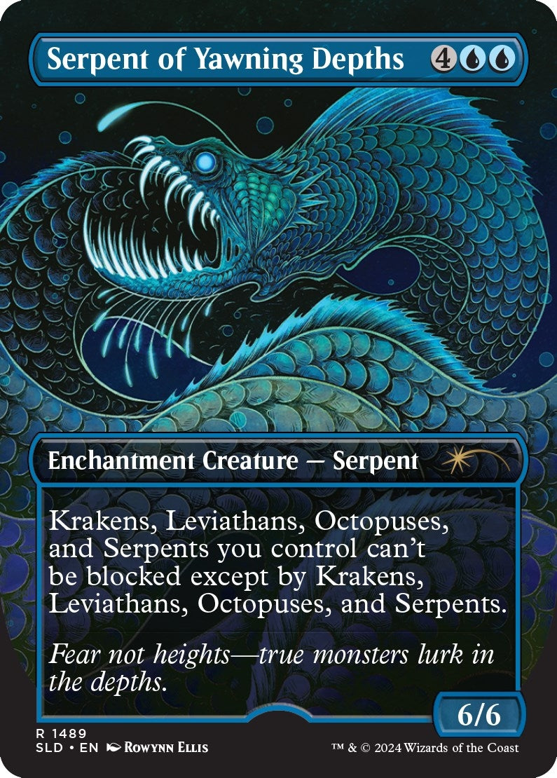 Serpent of Yawning Depths (1489) [SLD] - MTG Single