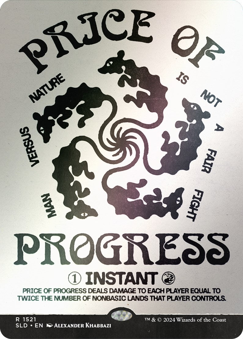 Price of Progress (Rainbow Foil) (1521) [SLD] - MTG Single