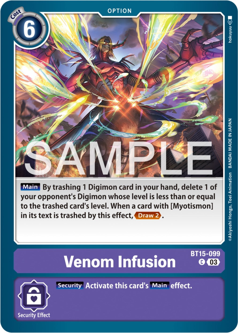 Venom Infusion (15099) [BT15] - Digimon Card Game Single