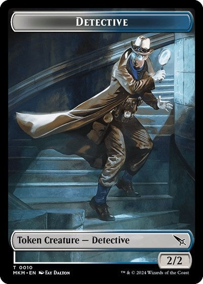 Detective // Ooze Double-Sided Token (0) [MKM] - MTG Single