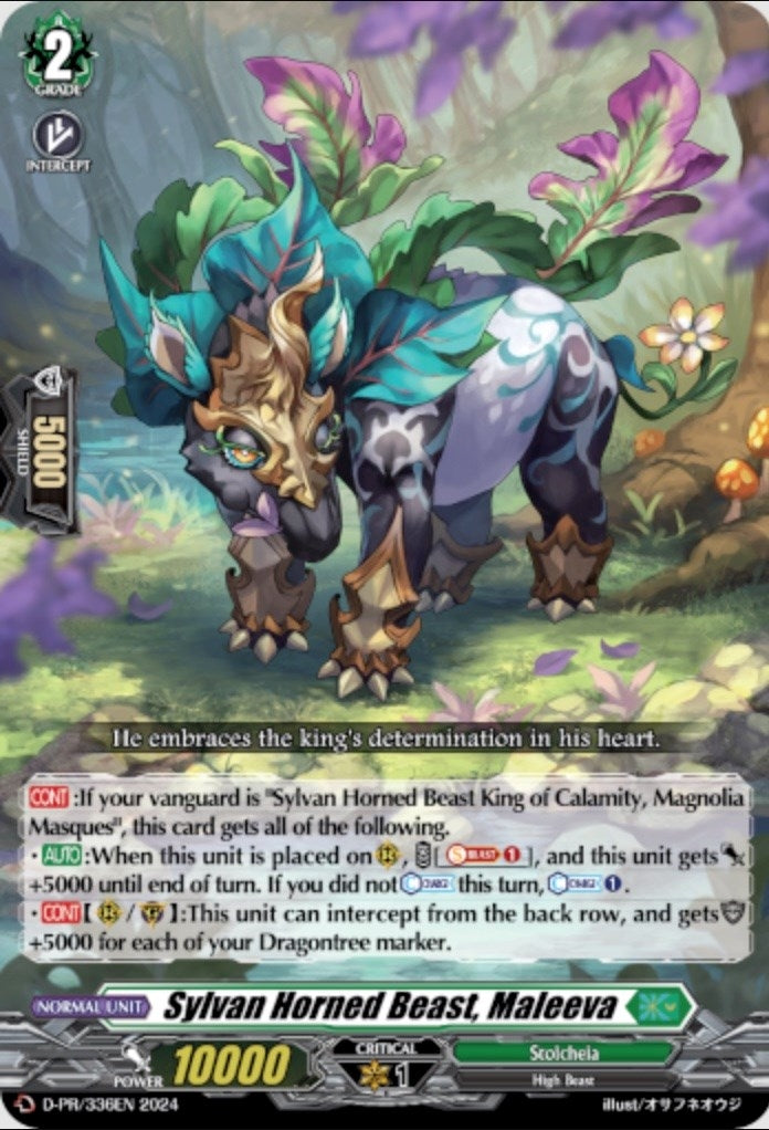 Sylvan Horned Beast Maleeva (336) [D-PR] - Cardfight Vanguard Single