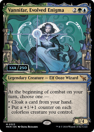 Vannifar Evolved Enigma (Serial Numbered) (323) [MKM] - MTG Single