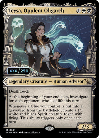 Teysa Opulent Oligarch (Serial Numbered) (321) [MKM] - MTG Single